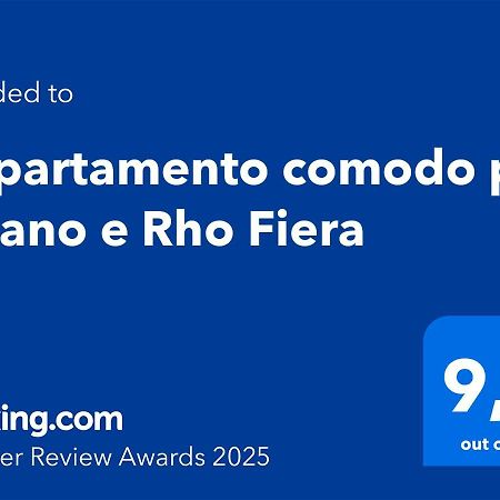 Appartamento Comodo Per Milano E Rho Fiera Milão Exterior foto